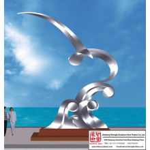 Stainless Steel Seabird Sculpture