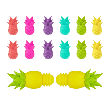 Funny Pineapple Silicone Wine Bottle Stoppers