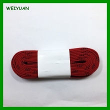 Wholesale thick cotton braid hockey skate laces waxed