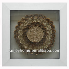 Best sales 3D shadow box,newly deisgn wall decor,square wood wall decoration shadow box