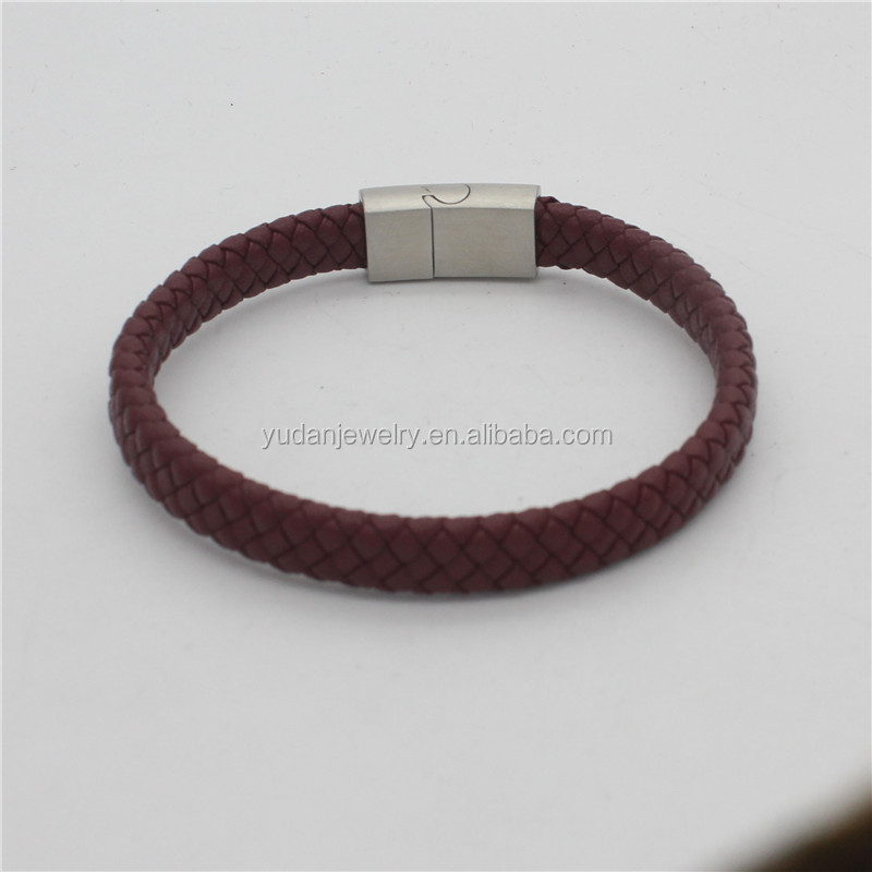 China Manufacturer wholesale buckle leather bracelet