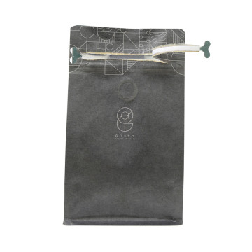 Pochette à fond plat 100% imprimé sur mesure 100% de qualité alimentaire avec des sacs à café à glissière