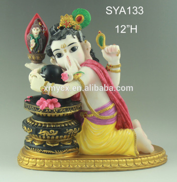 Polyresin Indian God ganesh god design ganesh handicraft home decor