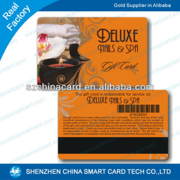 Plastic Barcode Card PVC Blue Card