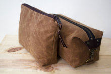hign quality waxed canvas dopp kit manufacturer
