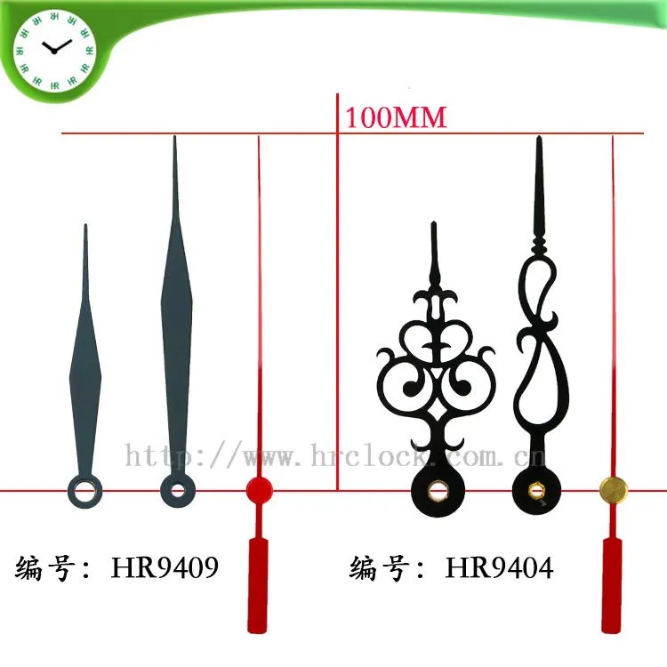 Wall Clock Accessories Parts Custom Color Metal Clock Hands