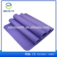 pu leather natural rubber yoga mat
