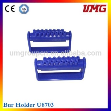 Dental materials plastic dental burs holder