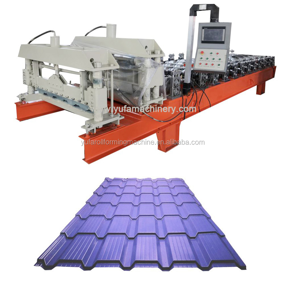 production machines of glazed roof tiles