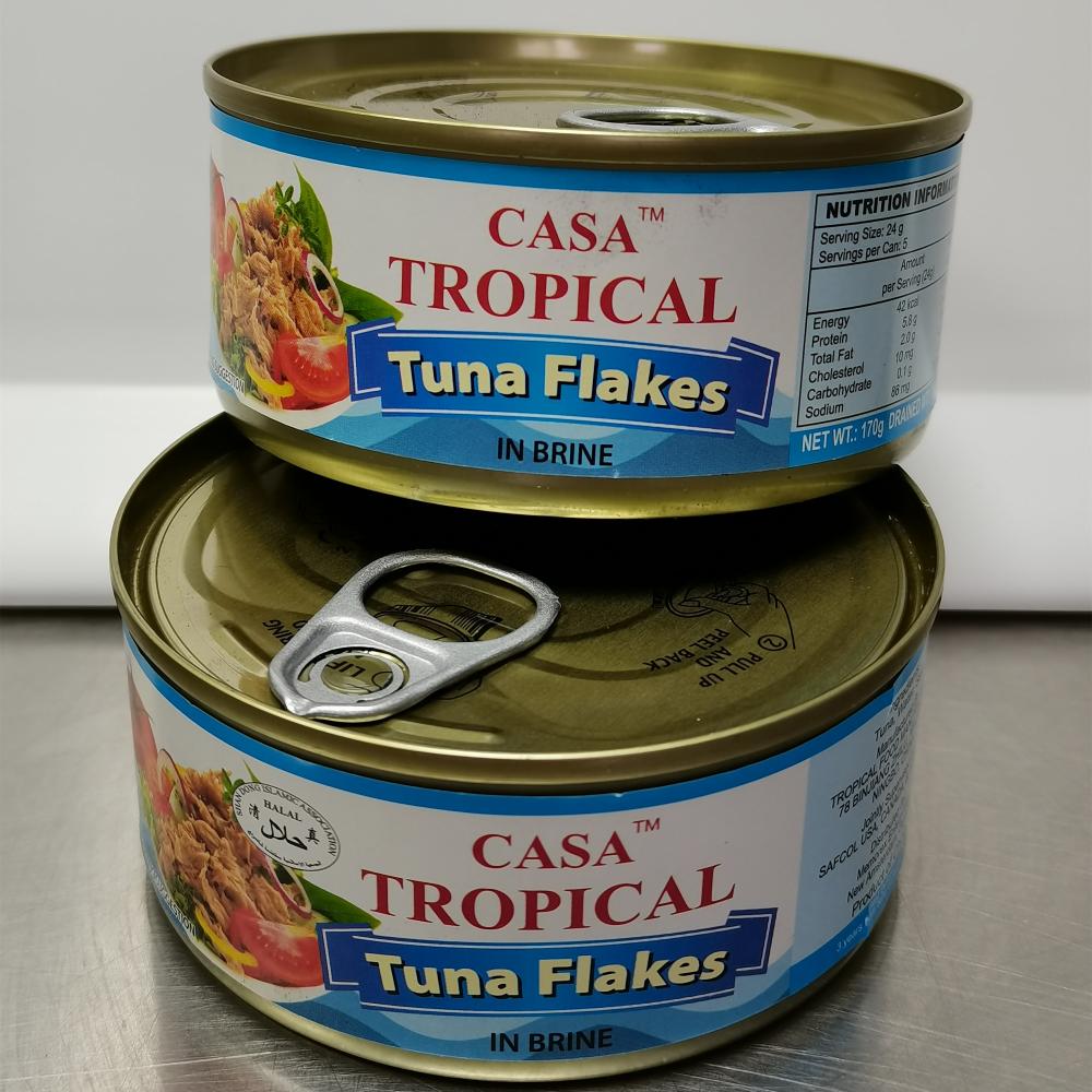 رقائق التونة المعلبة في محلول ملحي كازا تروبيكال