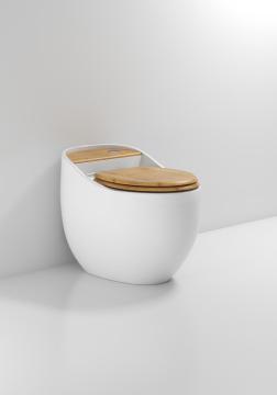 High Quality Egg Mould Shape One Piece Toilets