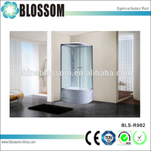 China shower cabin manufacturers circular integral glass shower room