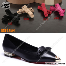 Shoe Accessories Bowknot Decorations for Shoes Silk fabric Bow