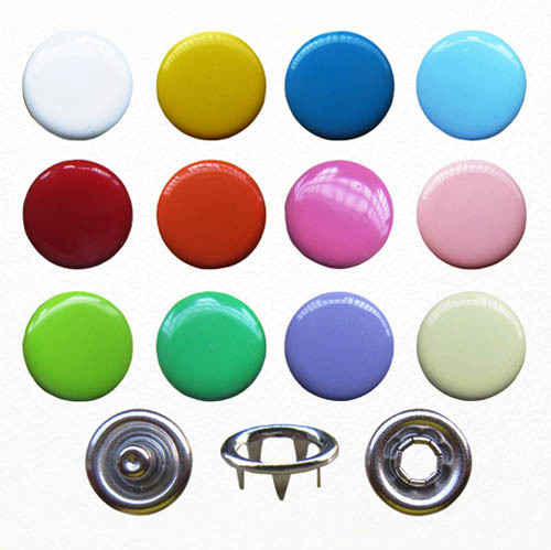 10 मिमी विभिन्न रंग गारमेंट्स के लिए स्नैप बटन
