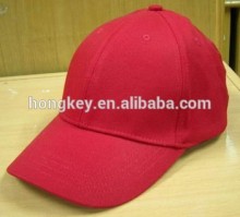 red color blank fitted hat baseball hat