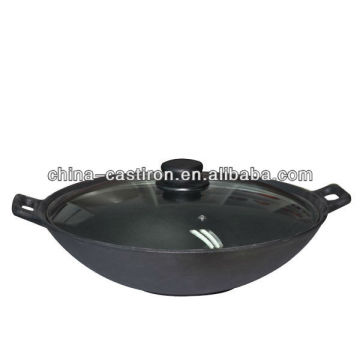 cast iron cookware wok