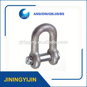 Stainless Steel Dee Shape Shackle For Sales