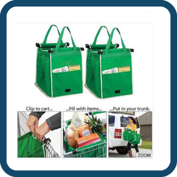 Foldable Shopping Bag,Clip to cart Shopping bag,Grab bags