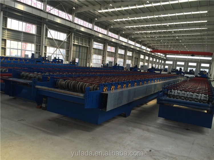 Galvanized corrugated sheet making machine forming roofing sheets roll