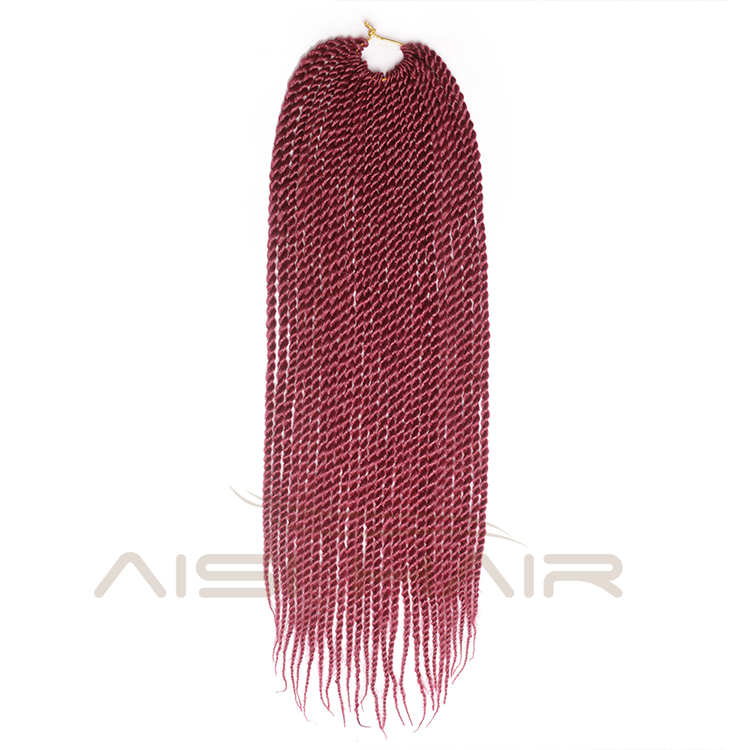 Aisi Hair 30 Roots Senegalese Twist Crochet Braid Hair Extensions Synthetic Braiding Hair Weaves for Women