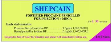 Fortified Procaine Penicillin for Injection 4Mega