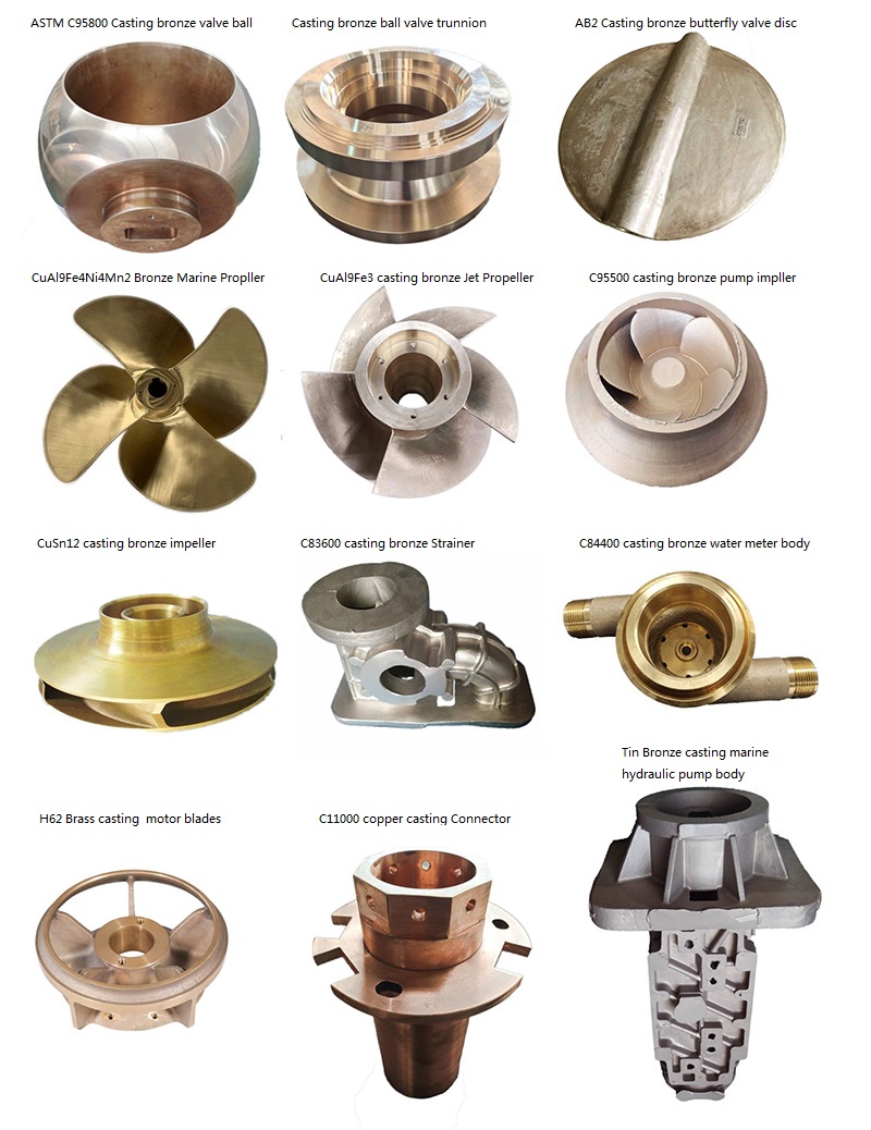 copper sand casting parts