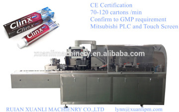 toothbrush carton packing machine