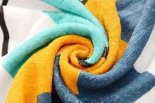 Supply reactive Microfiber Warp Knitting Beach Cloth