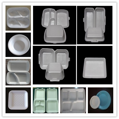 Fully automatic ps thermocol plate making machine with robot