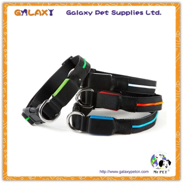 G-A-4806 waterproof led dog collar light up dog collar/ reflective dog collar