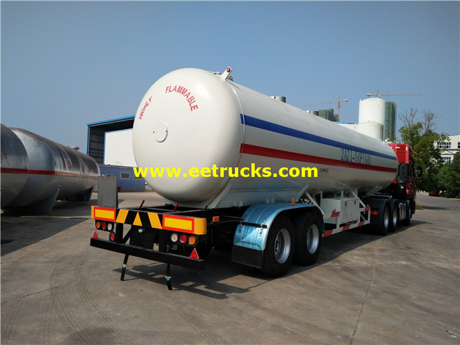 45cbm 2 axles LPG Semi Trailer Tankers