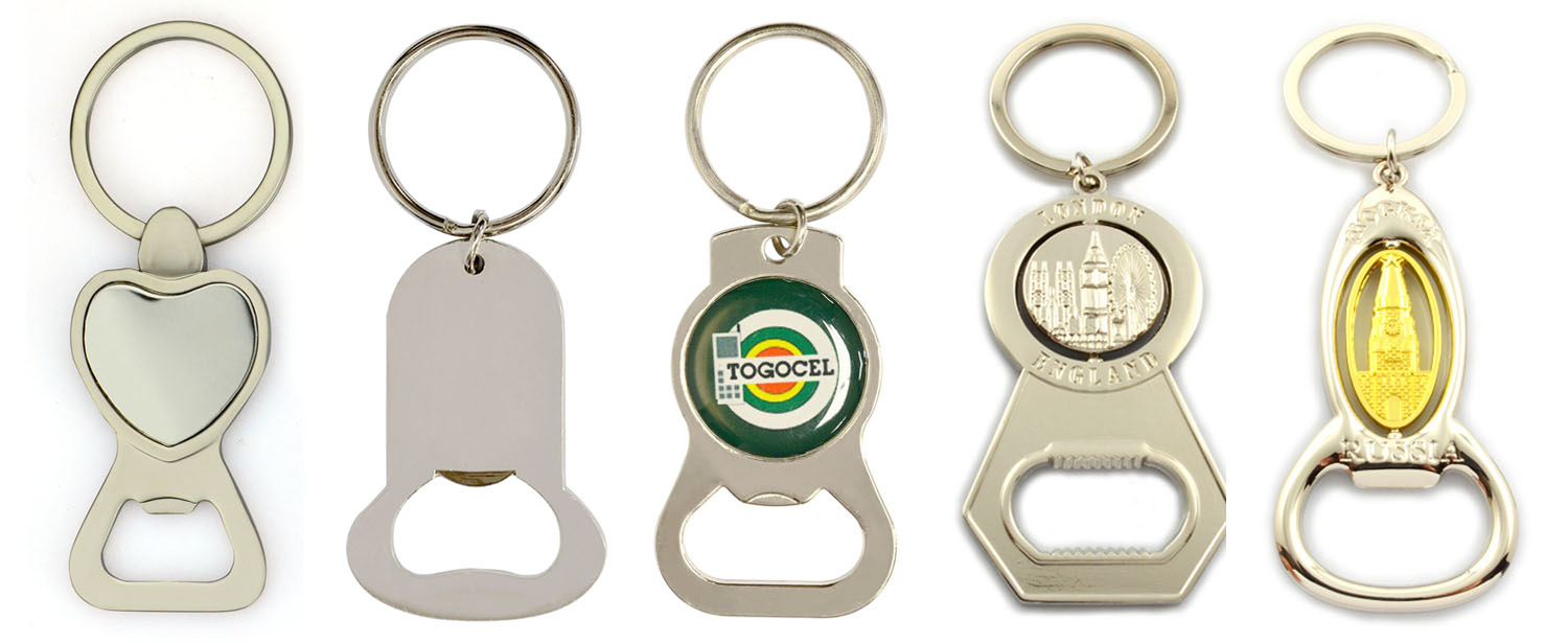 Artigifts promotion cheap custom shape creative metal printing car logo keychain bottle opener