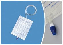 Catheter Night Bag with screwed valve