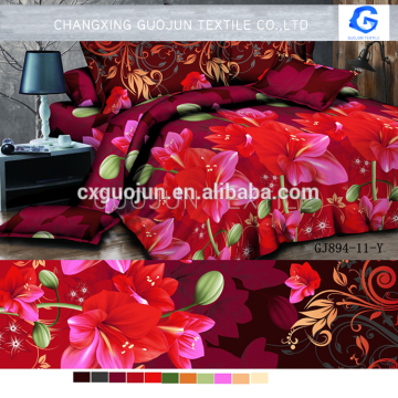 Manufacturer 3d bed sheet/3d bed cover set