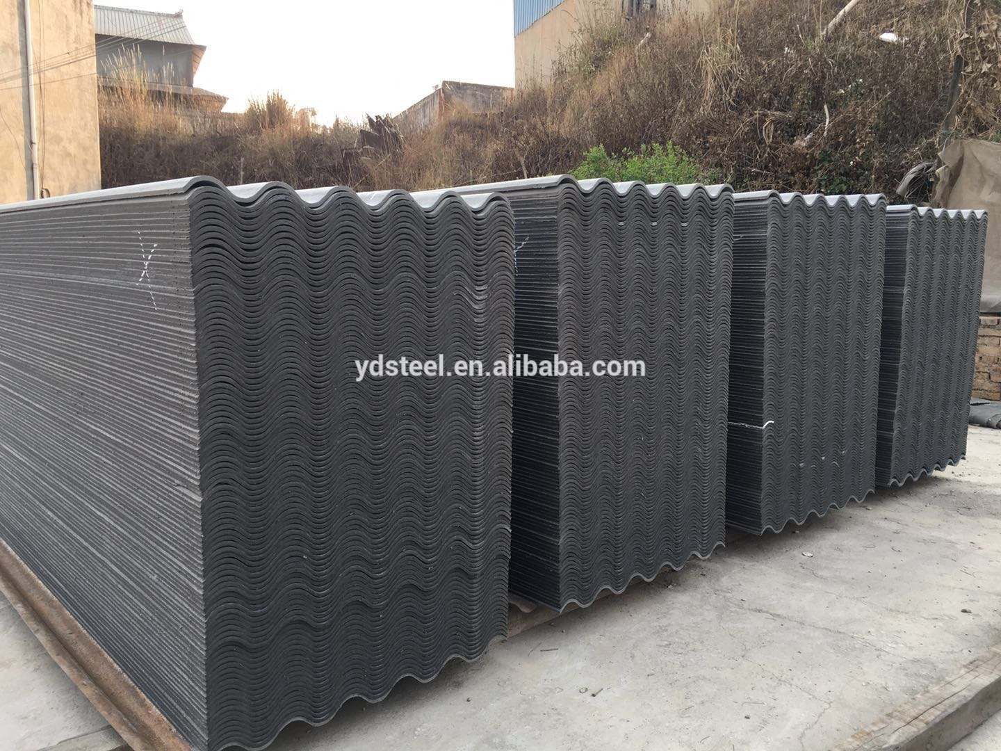 Medium wave profile130/35  fiber cement roofing slate Ghana inventory