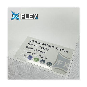 FLFX UV/ECO Printing Recycle Backlit Fabric with B1 Fire Resistance