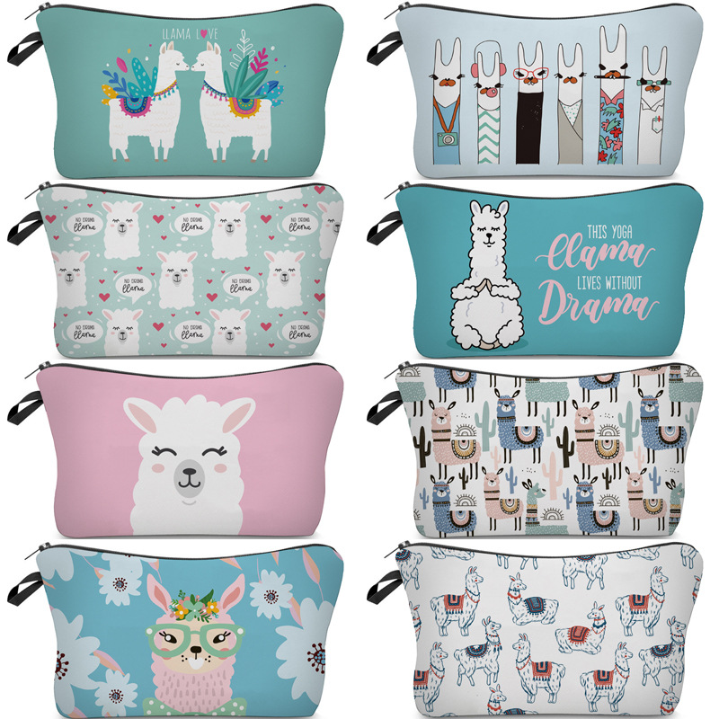 2022 Adorable Roomy Beauty Makeup Bags Travel Waterproof Toiletry Bag Accessories Organizer Gifts Sloth Cosmetic Bag