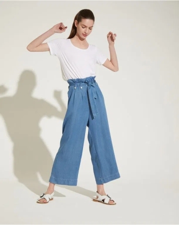 Women Loose Casual Cowboy Pants