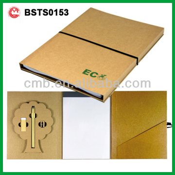 Unique Recycled Hotel Items Writing Set