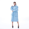 New blue  cashmere overcoat