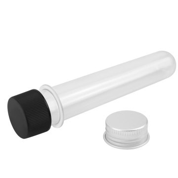 PET Plastic Clear Plastic Test Tubes for Packaging