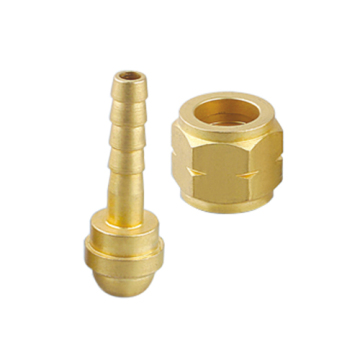 Brass 90 degree female corrugated connector