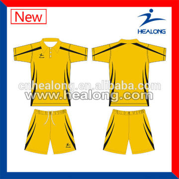 Yellow Badminton Sportswear Jersey