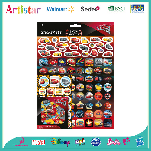 Disney cars sticker set