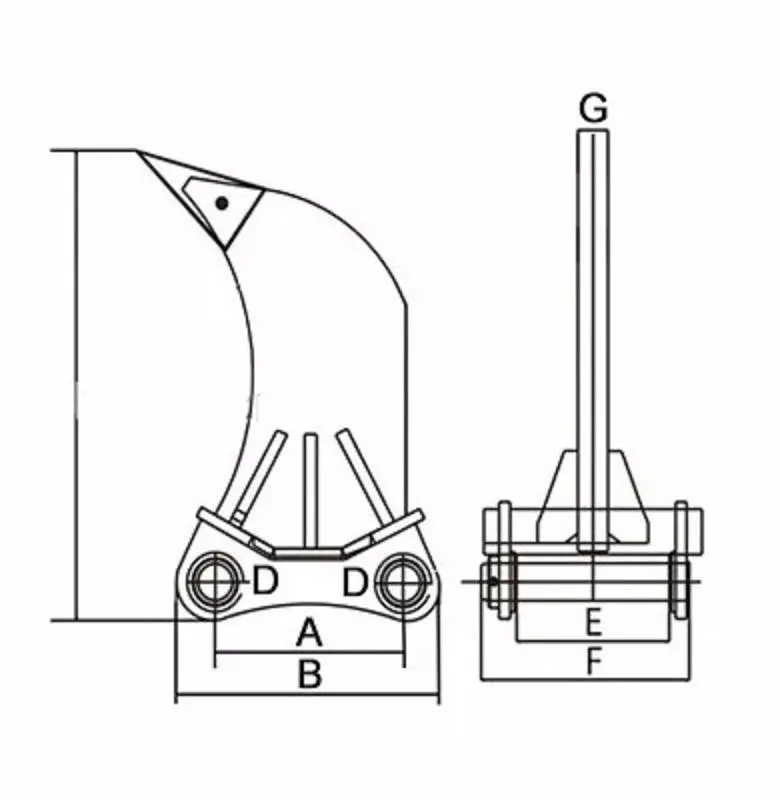 Excavator Ripper Attachment Soil Vibro Hydraulic Ripper