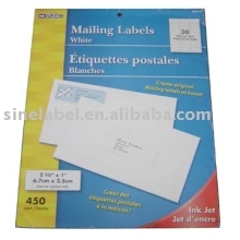 A4 printing label(self adhesive labels,inkjet label,laser label)