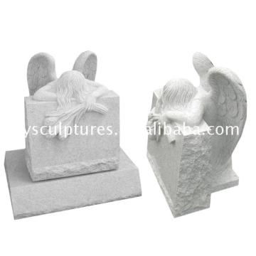 Wholesale custom cheap sad ange sculpture antique life size stone angel statue