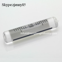 precision ground glass level Vial