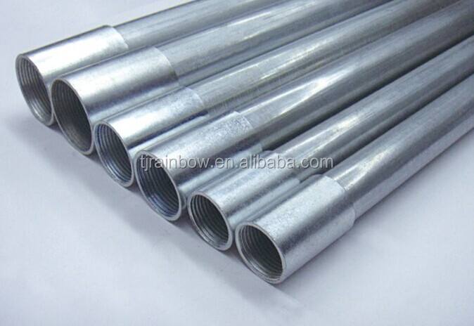 Pre-galvanized steel conduit metal conduit pipe/RMC/RSC