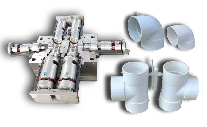 Moldura de inyección de tubería de tubería de agua de agua de PVC personalizada
